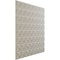 Ekena Millwork 19 5/8in. W x 19 5/8in. H Coralie EnduraWall Decorative 3D Wall Panel Covers 2.67 Sq. Ft. WP20X20CIGBW - alternate 5